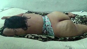 I'm chilling nude with my husband, gearing up for that creamy anal massage shoot, part one