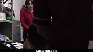 Stepmom Fucked by Mall Officers