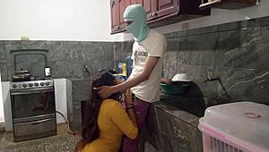 I Remove The Bait From My Stepbrothers Penis In The Kitchen And Give Him A Luxurious Homemade Blowjob