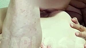 watch this husband devour his wife's tasty shaved pussy in bed 😘