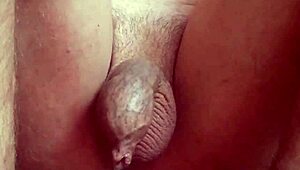 Jerking Off My Ass Until Cuck Squirts from Anal Fisting