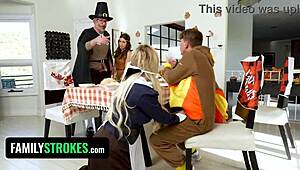 stepdaughters short skirt a thanksgiving tease