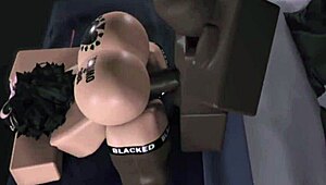 femboy slut secretly fucks and sucks big black cock