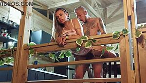 Hotel client asks for tit suck