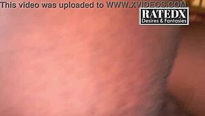 Wow, deep pussy fuck on sheer red lingerie 😍