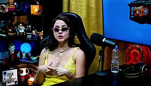 geisy dk shows beautiful back tattoo, asks ruan to put her on all fours in shack.