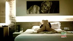 Unaware Wife Spied On, Cuckold Husband Watches Secretly