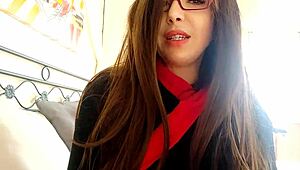 stepmom gives relaxing massage with gentle touches and care