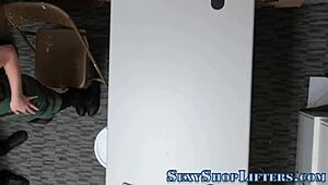 Teenage shoplifter caught, rides hard in shop