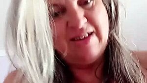 mature woman gives intriguing handjob during massage session