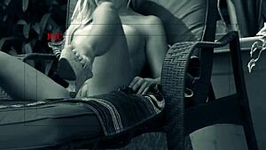 We found Aubrey Adams rubbing herself and fucking outdoors in the sun! 😍