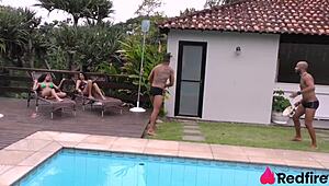 Two Naughty Nymphs Throw Party To Fuck Everyone