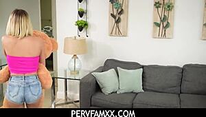 guy fingers and fucks his stepdaughters in pervfamxx