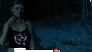 Redhead Rides Big Cock In Midnight Anal Session