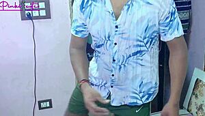 Ravinadesi Stepsister Gets Naked While Shaving Her Hairy Pussy