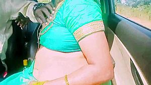 Car sex with desi housewife trying to fuck unknown person, full of dirty talks 💦