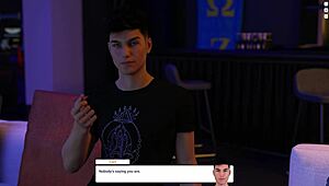 Redhead Rides Big Cock In Midnight Anal Session