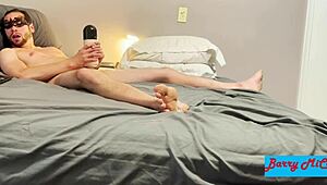 Edged To Cumshot With Vibrating Blowjob Toy