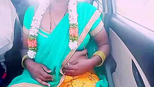 Car sex with desi housewife trying to fuck unknown person, full of dirty talks 💦
