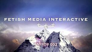 Master dominates lesbian foot licking worship