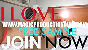 Nicole Valentine's debut in a lesbian roleplay scene