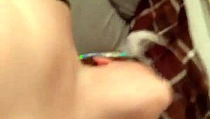 Ginger Lady Shows Off Big Tits