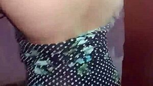 POV FUCKING her BENT OVER in floral DRESS