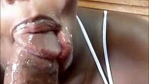 Mastermeat1 gets monster cumloads from amateur queen jhodez1