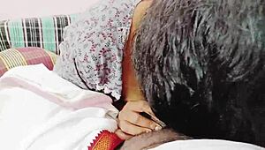 Desi Wife Blows With Dirty Talk!