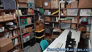 Teenage shoplifter caught, rides hard in shop