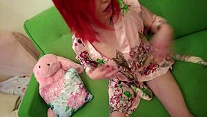 Hairy Dude Fucking Hot Redhead Valera In Homemade Amateur Scenes With Riding And Moaning