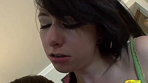 An Experienced Milf Introduces a Cute Brunette to Lesbian Sex!