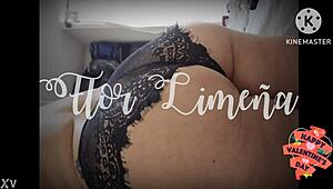 Peruvian Girl Shows Off Big Ass In Panties