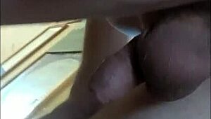 Intense Amateur Fucks Real Doll on Stairs and Floor.