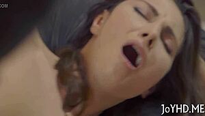 teenie learns deepthroat blowjob in hardcore contest