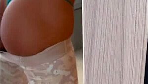 fake hotel hot step-sister teases step brother with her perfect big ass