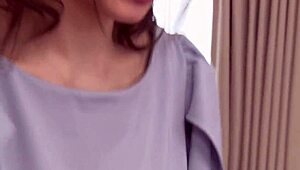 Busty Japanese Teacher Honoka Orihara Performs Forbidden Blowjob And Creampie In Secret