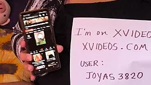 A verification video featuring a mature Latina BBW