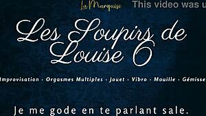 i'm louise, and i just had the most amazin orgasm ever, sigh... french audio too!
