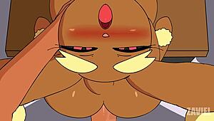 Lovely Lopunny in School Uniform for Fun Activities