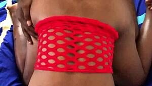 Hot Black Babe Gets Pussy Fucked Doggystyle by Monster Cock