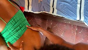 Pornstar gets hardcore banged on desk in quickie