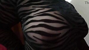 my friend's mom's ass preparing to rest after a long day