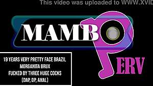 Pretty Brazilian Morganita Brux Stars In Group Scene