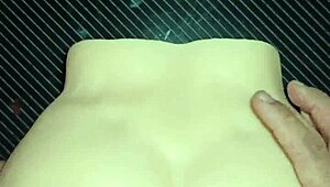 Candy Enjoys Intense Doggy Style Sex, Pounded Hard on Both Sides, Cum on Big Ass!