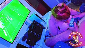 stepsister stop playing ps5 and fuck me