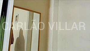 Blonde slut fucks black guy