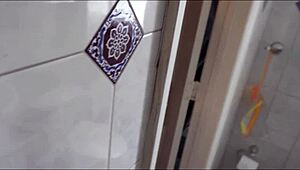 stepmom showers with stepson