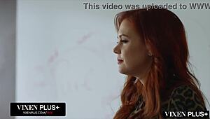 Vixenplus Maitland Ward Teaches Her Students a Dark Lesson?