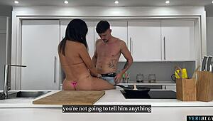 This Big-Ass Colombian Milf Got FUCKED By Her Boyfriend's Friend In His House